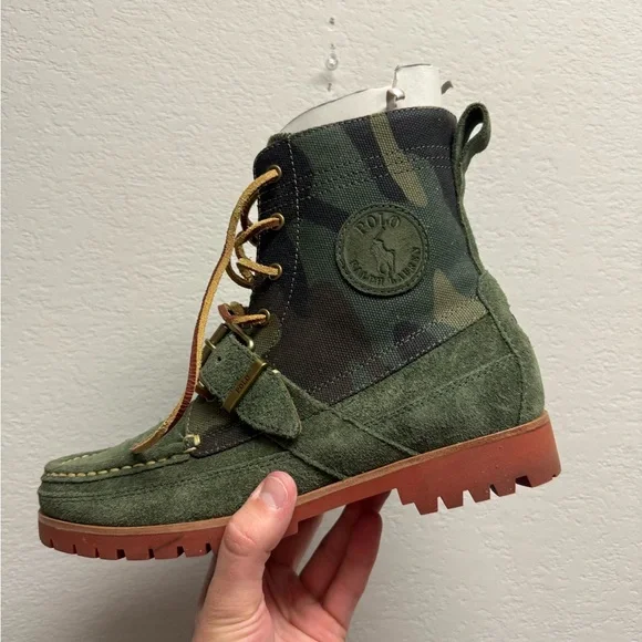Polo Ralph Lauren Camo Ranger Boots